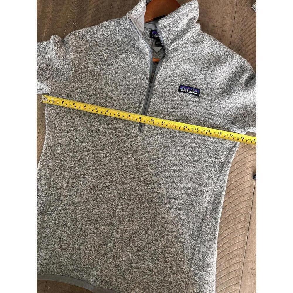 Patagonia Better Sweater 1/4-Zip Fleece Sweatshirt Gray Women’s size Small - Picture 9 of 12
